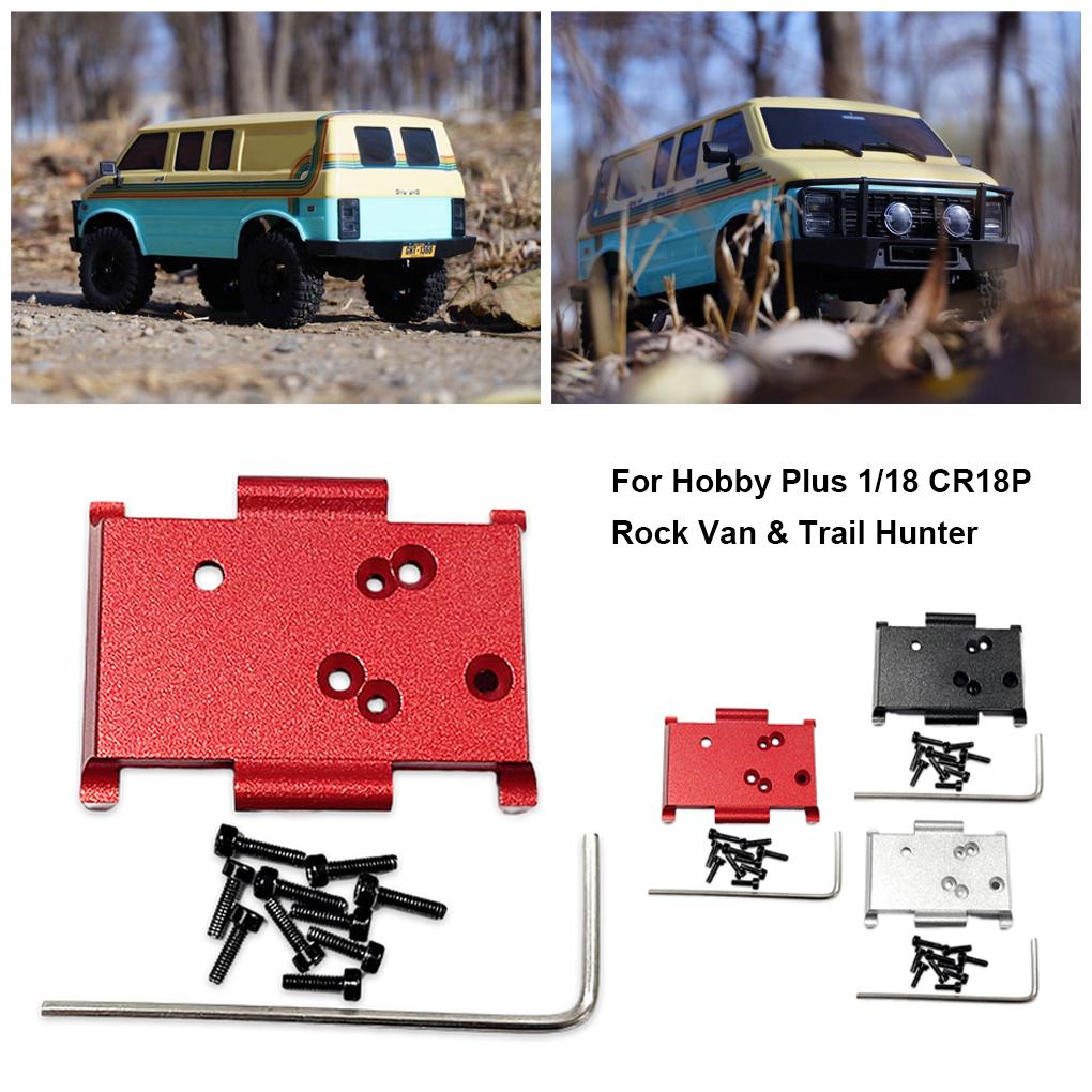 Transmission Gear Box Mount Plate For Hobby Plus 1/18 CR18P Rock Van Improved Stability Reinforced