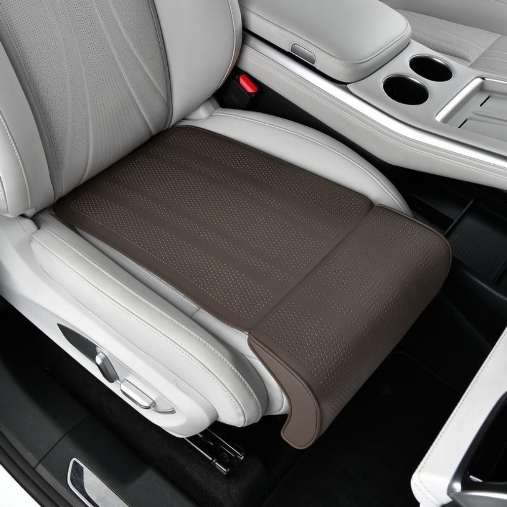 PU Leather Seat Protection Cover Breathable Auto Seat Extender Useful Leg Rest Padding  Car Seat