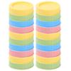 1/5 комплекта пластиковых крышек для банок Мейсона, пищевые крышки для банок Мейсона, подходят для обычного горлышка 70 мм, многоразовые герметичные сменные крышки для банок