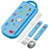 Children's Cutlery Set, Lunch Box, Chopsticks, Spoon, Fork, Made In Japan, Sliding Cutlery, Name Stickers Included, Antibacterial, Sanrio "I'm