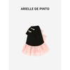 French Arielle De Pinto Girls' Chinese Style Butterfly Backless T-Shirt Dress Summer Dress for Girls