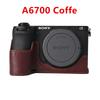 Получехол из натуральной кожи для камеры Sony A6400 A6300 A6000 A6100 A6700 ZVE10II ZVE10M2 с отверстием для батареи, нижняя крышка корпуса