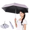 Складной зонт с защитой от УФ-излучения, материал для затенения, маленький складной зонт с разрезом и швом, складной, подходит как для дождя, так и для яркого солнца, теплозащитный, женский, легкий, компактный