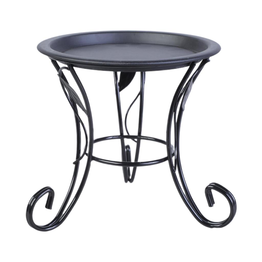 Небольшая настольная подставка для растений, железный держатель для цветочных горшков, экономящий пространство, подставка для цветочных горшков для небольших растений в офисе или дома