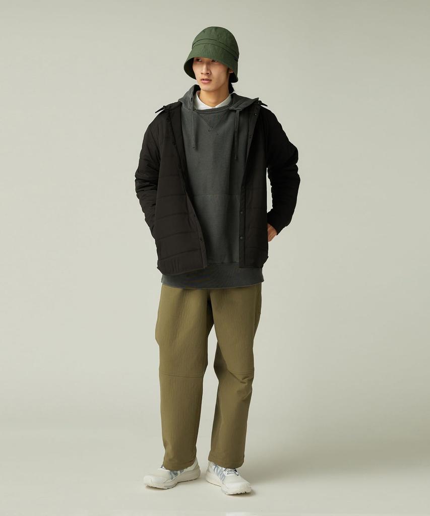 Snow Peak Flexible Insulated Shirt Long Size 2 SW-25AU003, Sleeve, Men's/Women's, Black,