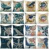 Home Marine Life Polyester Printed Pillow Case Combination Car Pillow Cushion Cover