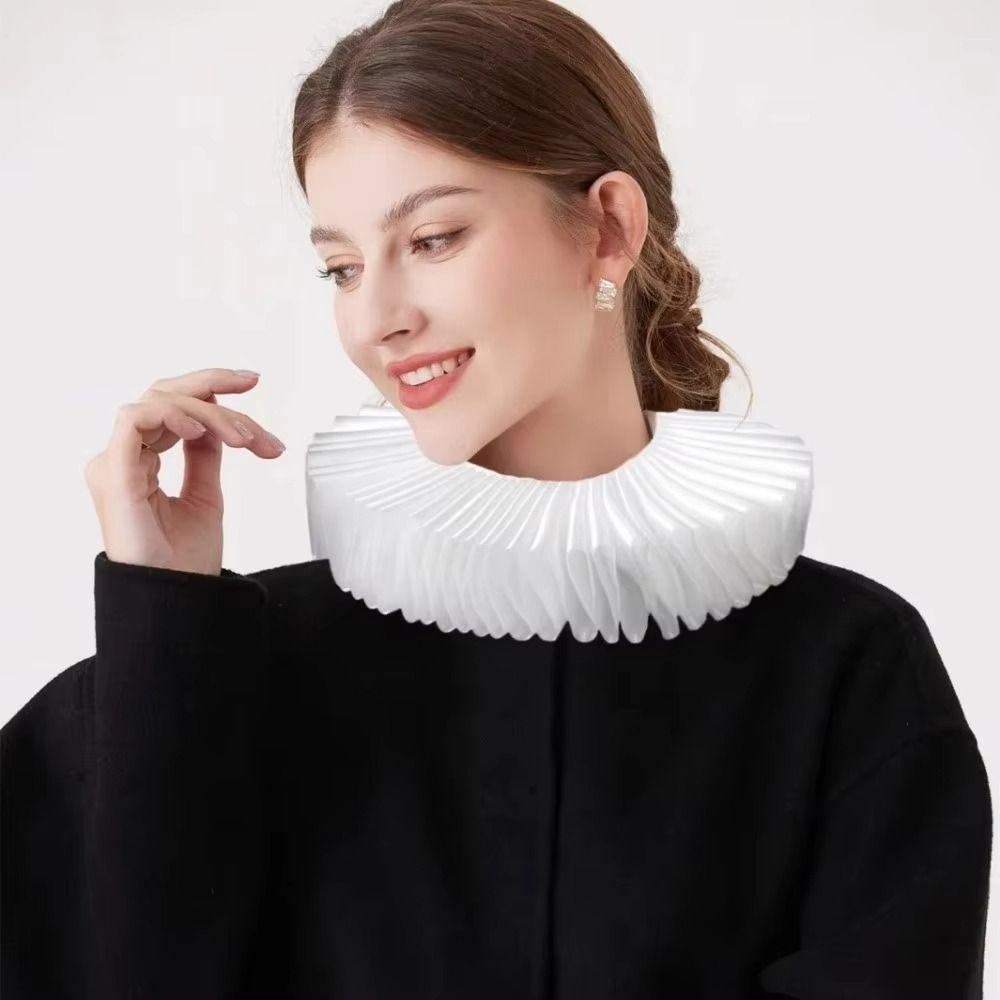 Detachable Renaissance False Collar Vintage Retro Ruff Collar Wedding