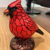 CardinalTable Lamp Natural Animal Bird Theme Lamp Christmas Desktop Decoration Lamp Home Office Desktop Decoration Ornaments