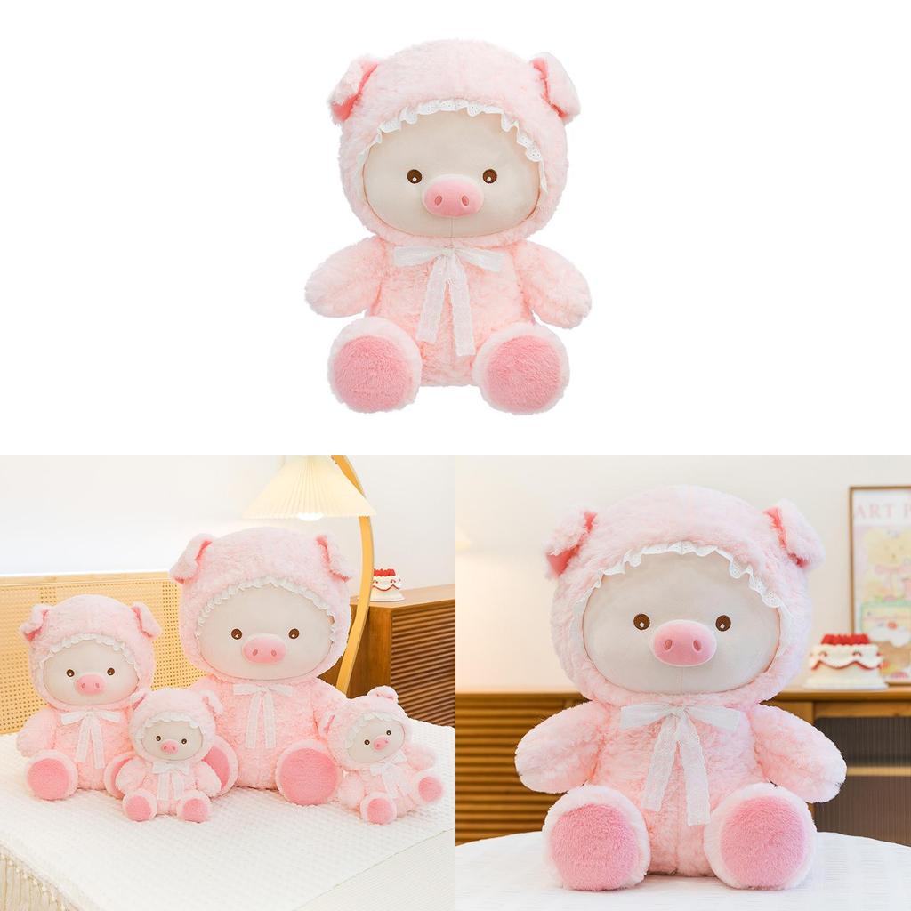 Cute Pig Plush Toy With Pp Cotton Filling For Children Birthday Gift