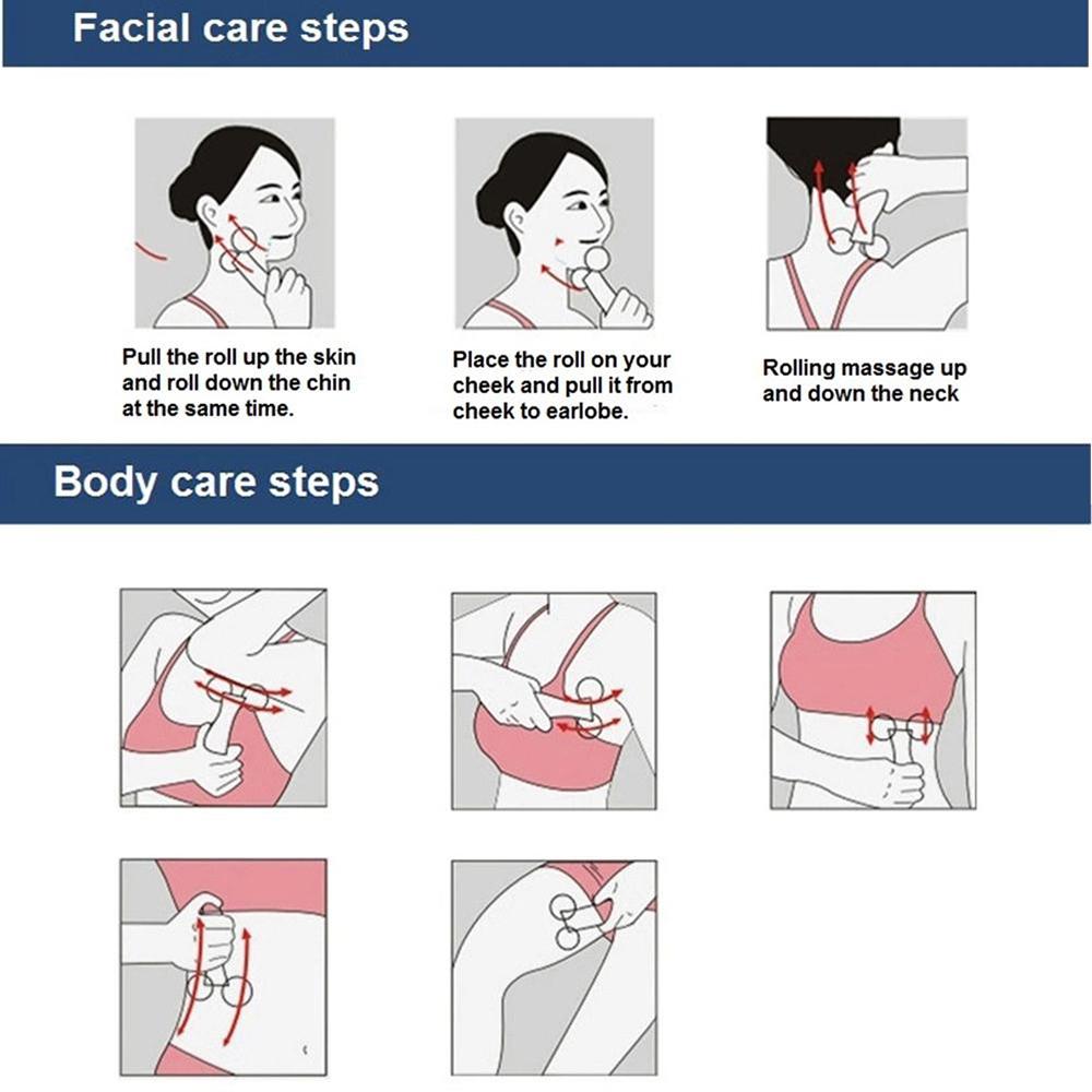 3D массажные ролики для красоты, устройство для похудения лица, подбородок, шея, подтяжка кожи, лифтинг-массажер против морщин, инструменты для красоты лица
