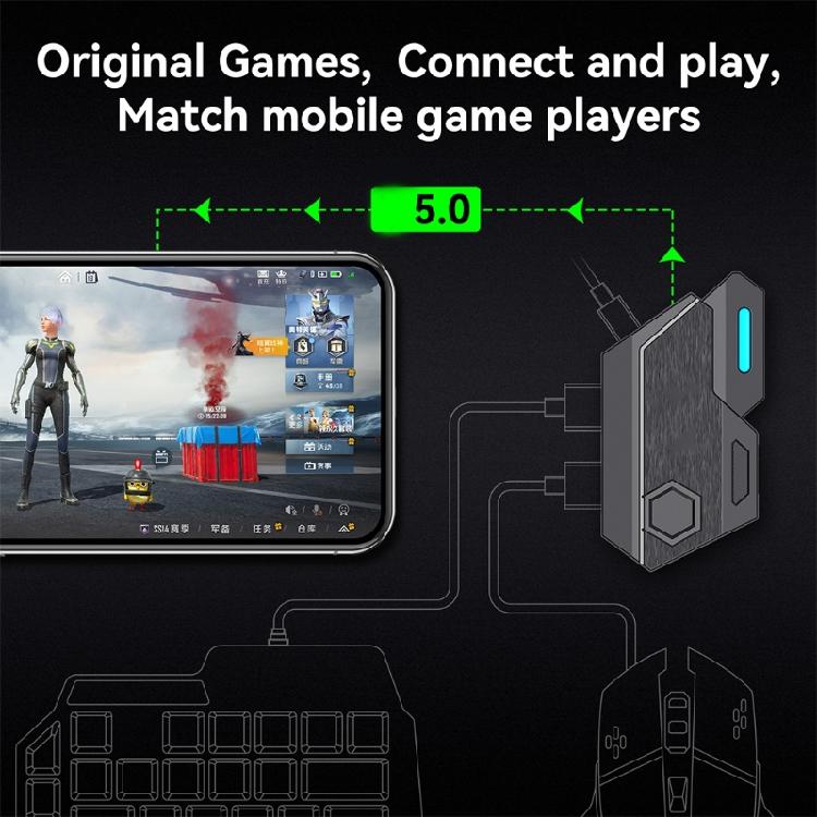 Адаптер для клавиатуры и мыши для мобильных игр, Отличная производительность