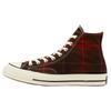 Кеды Chuck Taylor All Star 70 Hi Black Orange Plaid Unisex