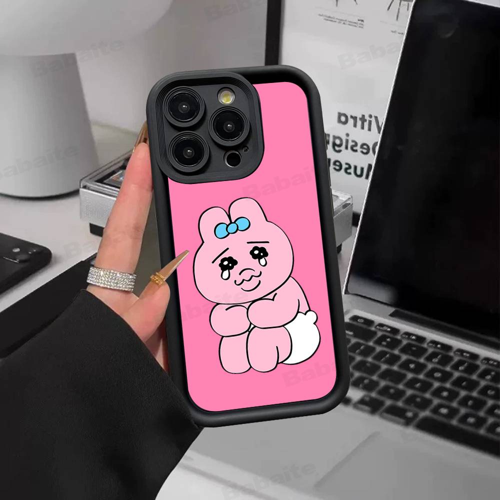 Cartoon O-Opanchu Usagi Phone Case For IPhone 17 16 15 14 13 12 11 Pro Max Plus Silicone Shockproof Case
