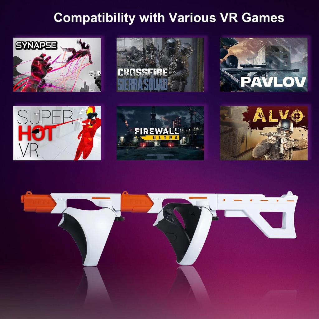 Магнитный ложный пистолет для контроллера PSVR2, съемные ручки 2 в 1, улучшенные стрелялки FPS для PS VR2, аксессуары
