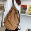 Women's Canvas Cute Drawstring Backpack Fashion Women's Laptop Schoolbag Fashion Women's Backpack Cool Girl Travel Schoolbag