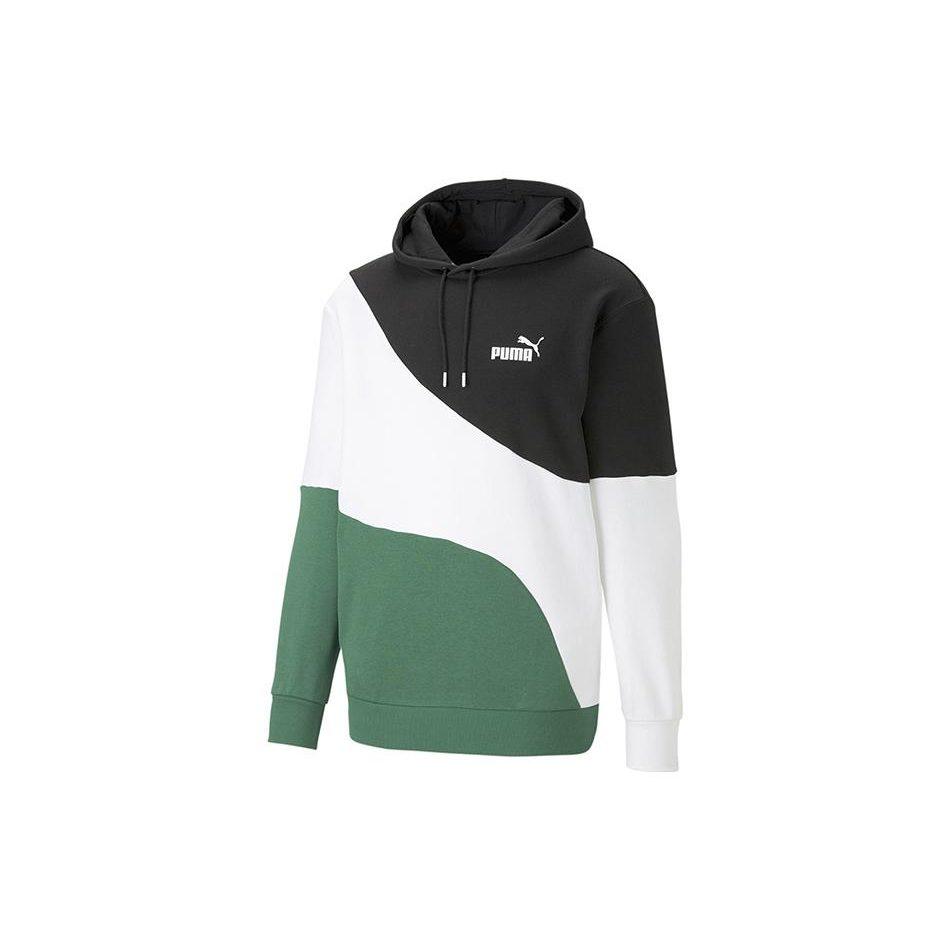 PUMA Sweatshirts Men's Green Hooded Moderate Regular 675746-37