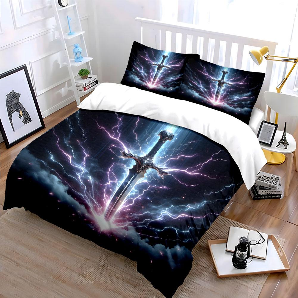 "Radiant Blade of Power" Bedding sets Duvet covers Pillowcases(1* Duvet Cover 2* Pillowcases without duvet insert)