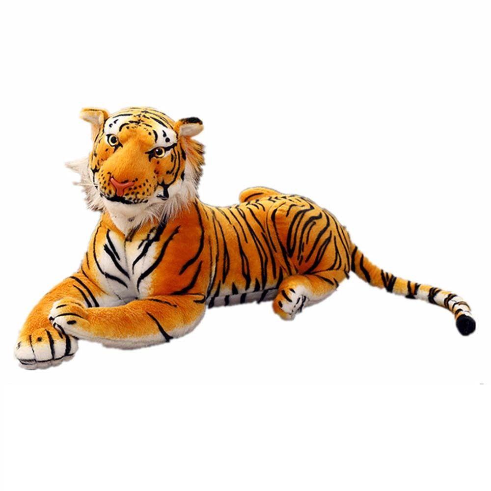 Wild Animals Animal Dolls Plush Doll Plush Animal Toy Lifelike Tiger Plush Toy Tiger Stuffed Toys