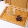 1 шт. Поднос для гурманов, поднос для хранения в ресторане, поднос из бамбука для отеля, чайный сервиз, прямоугольный поднос из бамбука под прямым углом, для дома, многоразмерный
