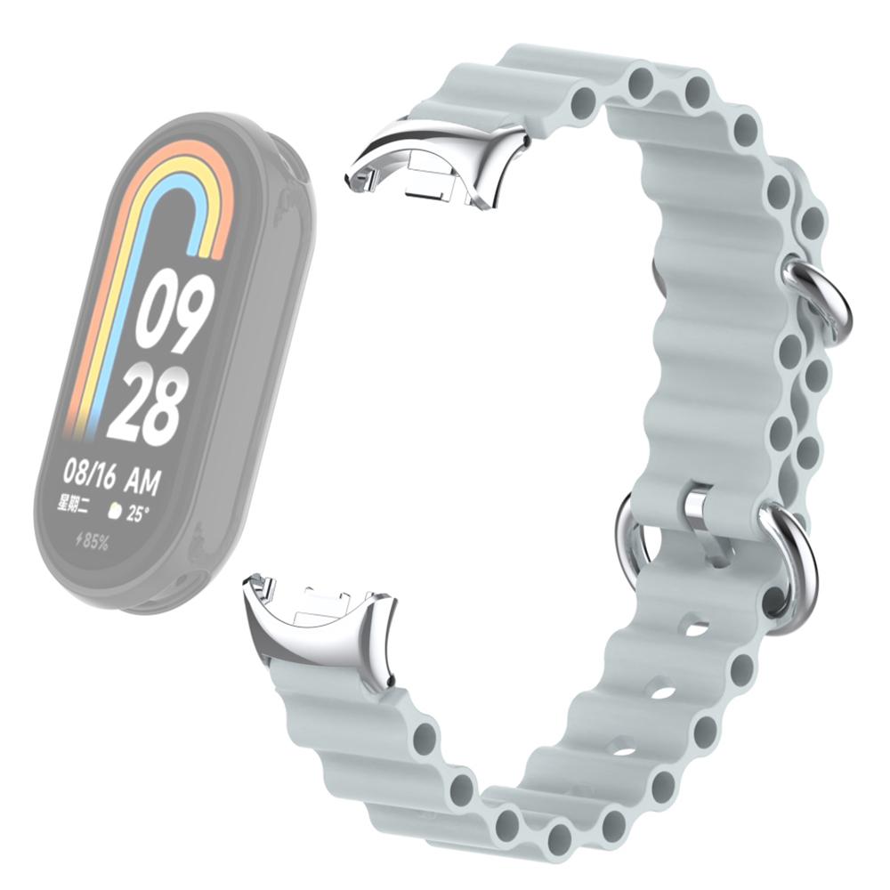 For Xiaomi Smart Band 9 NFC/9/8 NFC/8 Ocean Band Adjustable Loop Sport Watch Strap with Connector