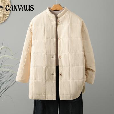 Хлопковая куртка женская большого размера теплая модная хлопковая одежда осень-зима свободная ретро литературная куртка