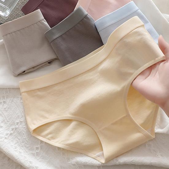 Женское хлопковое нижнее белье, эластичные трусы средней посадки, женские бесшовные трусики, полностью закрывающие тело, дышащие трусы