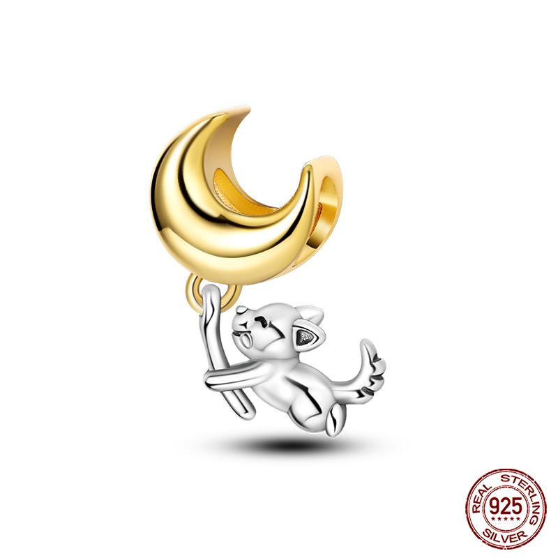 100% Медные Подвески Любовь и Мир Любовники Воздушный шар Сова Шармы Бусины Подходят для Оригинальных Браслетов Qikaola Изысканные DIY Ювелирные Изделия