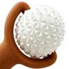 One Hand Massage Roller 3D Printed Ball, Ergonomic Handheld Massager for Muscle Relief, Back And Neck Portable Spiky Body Tool Legs Arms Smooth