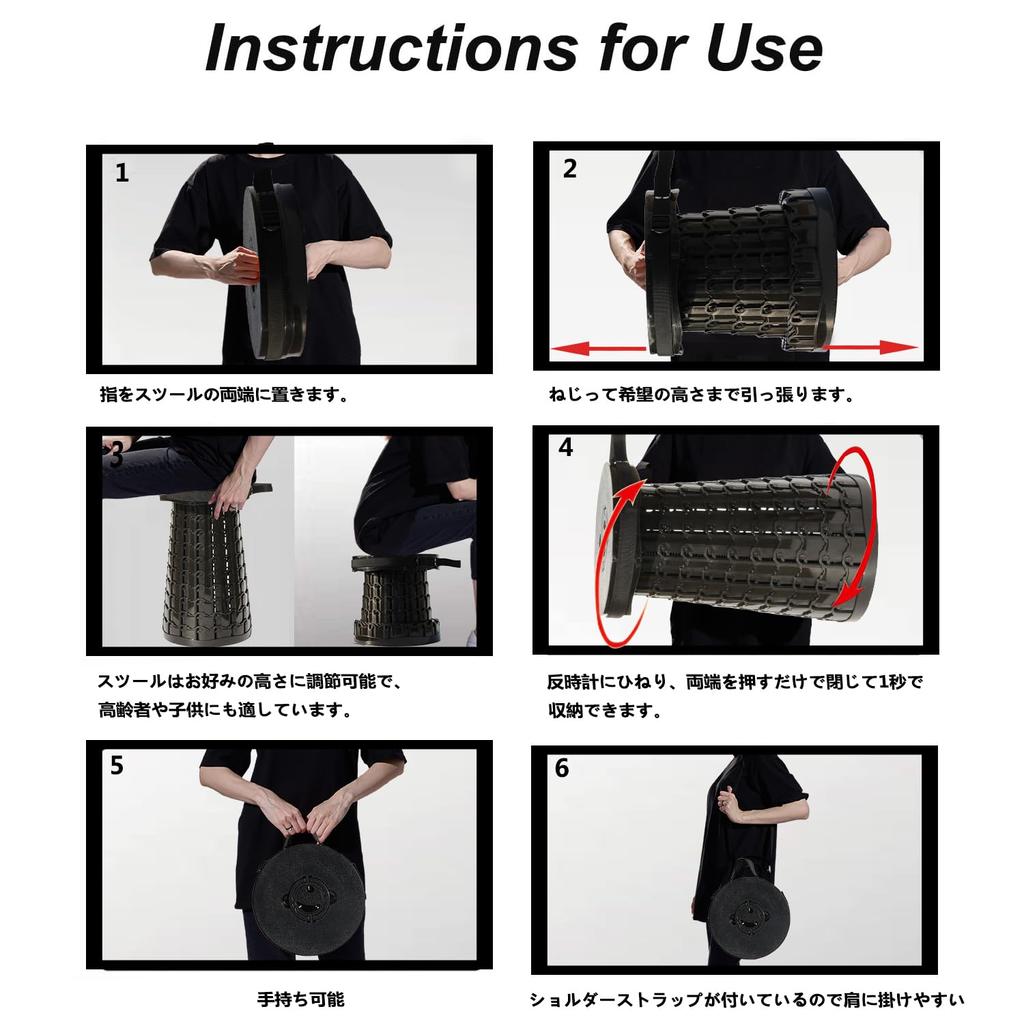 ALEVMOOM Upgraded Folding Height Load Seat Cushion 8th Generation Folding Folding Outdoor Outdoor Folding Sports Indoor and Outdoor Cushion and