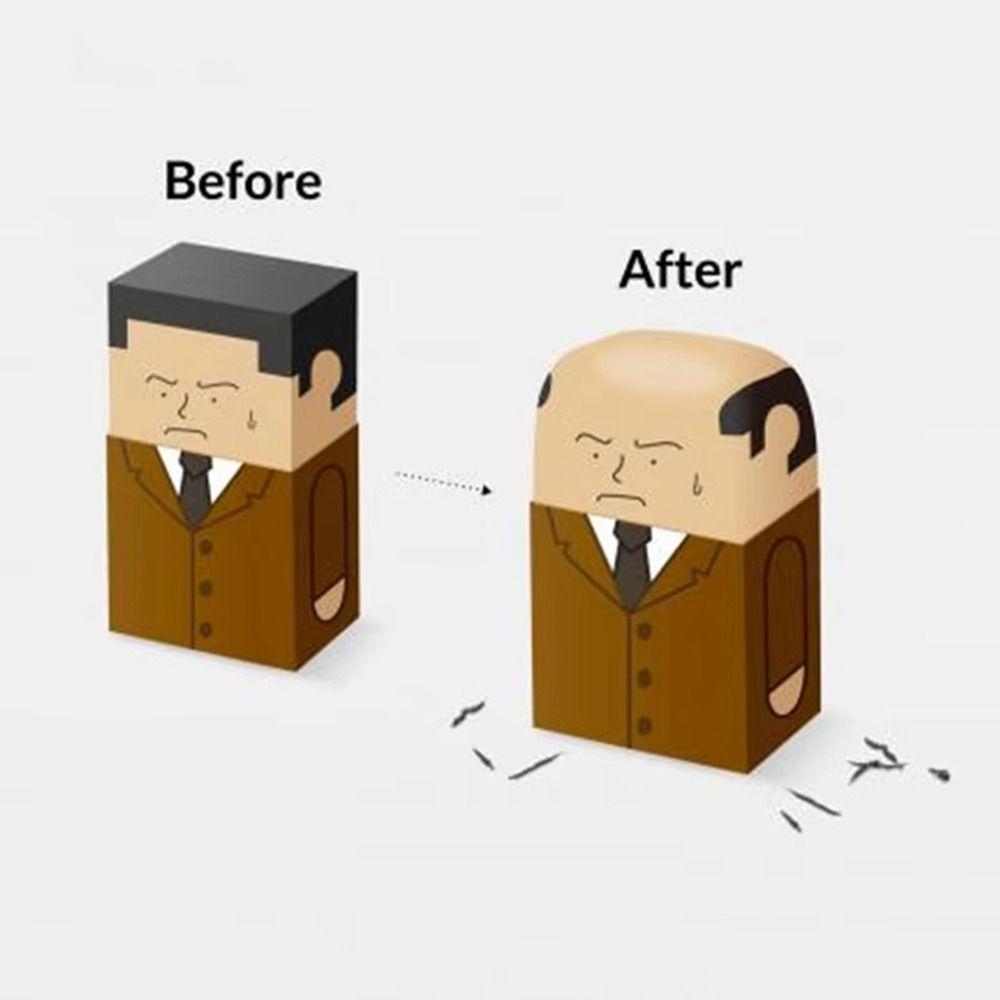 Cute Cartoon Pencil Eraser Bald Man Rubber Eraser High Quality Pencil Rubber  Learning Prize