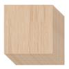 8/10Pcs 10/15/20/30CM Wood Sheet Heavy Duty Unfinished DIY Project Crafts Architectural Model Cutting Drawing Square Basswood Board