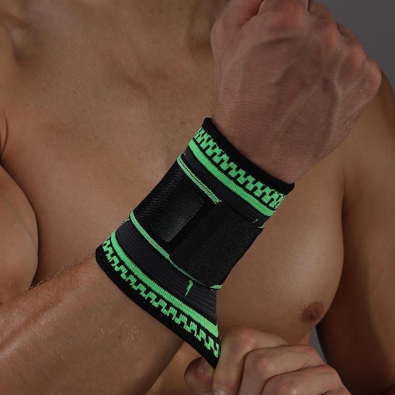 Мужской регулируемый эластичный фиксатор запястья для фитнеса, тенниса и бадминтона