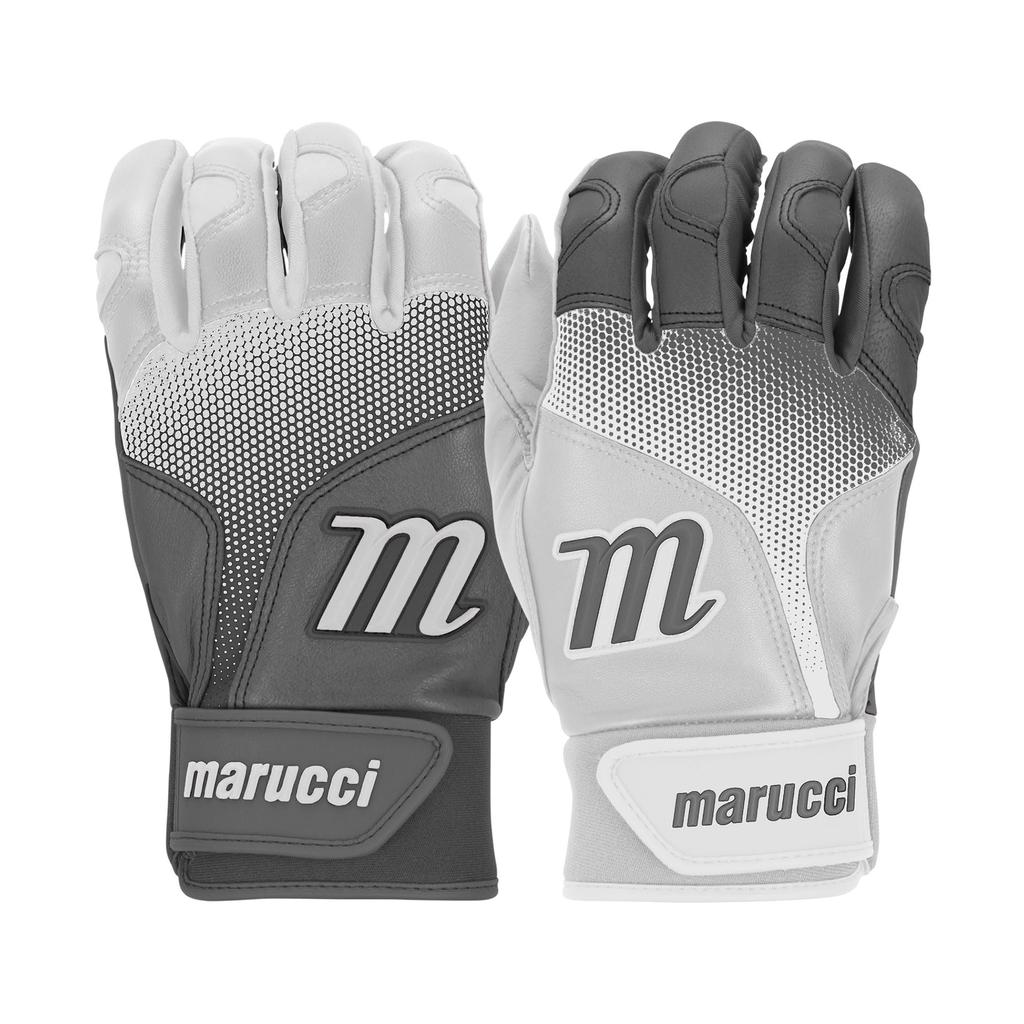 Перчатки для отбивания Marucci MBGPWRFY Детский размер Белый/Серый