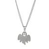 Little Ghost Pendant Titanium Steel Men's Necklace Fashionable and Versatile Halloween Accessory