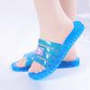 Summer New Crystal Cool Slippers Women's Non-slip Bath Bathroom Home Deodorant Flat Bottom Transparent Household Women's Slippers