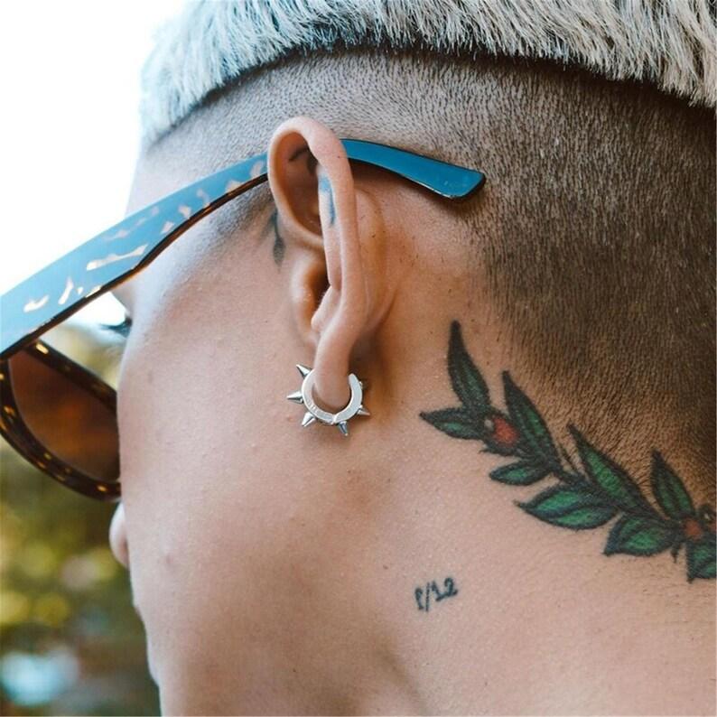 Панк-готические серьги с сердечками для женщин, черные, серебряные, золотые, звездные, квадратные, серьги из нержавеющей стали, пирсинг, ювелирные изделия в стиле рок, подарки 2023