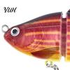 Realistic Fishing Lures for Bass 5Pcs/Set Hard Lures, Baits with Metal Artificial Hooks, Reusable Anglers Freshwater Saltwater