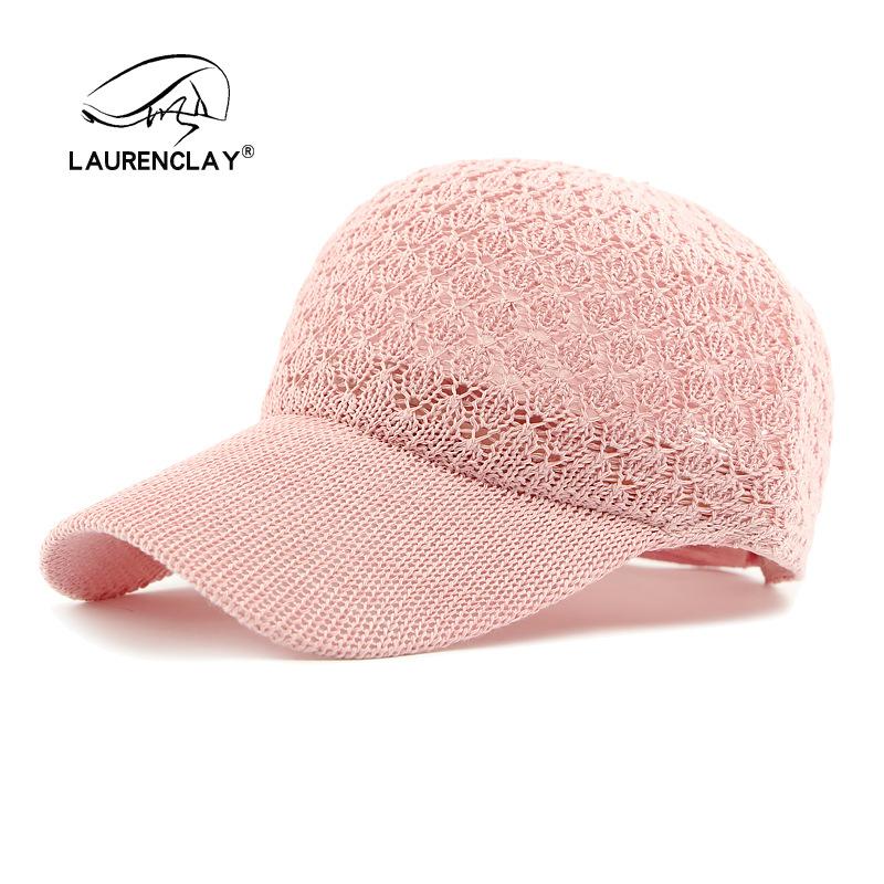 Шляпа женская летняя дышащая сетчатая кепка вязаная жесткая сетка защита от солнца козырек повседневная бейсболка женская трендовая
