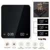 Электронные весы для кофе Pour Over Espresso 3 кг 0,1 г LED Автоматический таймер Умные кухонные весы Встроенный аккумулятор USB зарядка