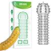 Reusable Extend Crystal Transparent Penis Sleeve G Spot Stimulate Condoms Delay Intimate Sex Toys