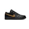 Jordan Air Jordan 1 Mocha Cushioning, Wear Resistant Low top Vintage Basketball Shoes Men's Black Brown 553558-093(Team425-)