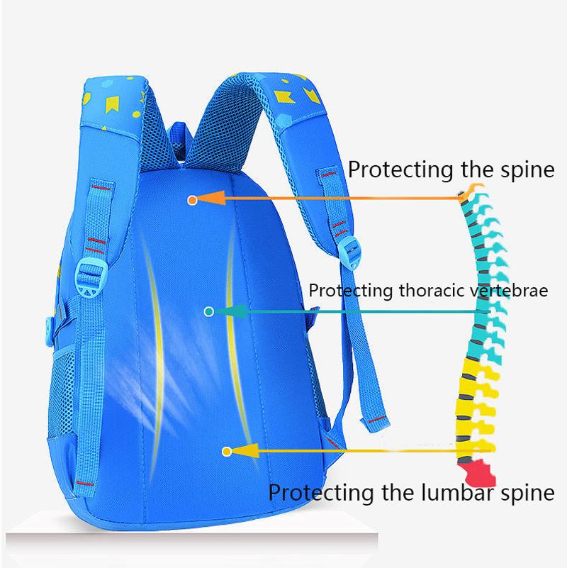 Kid'S Shoulder Bag Geometry Pattern Teen Children Backpack Fashion Schoolbag Boy Girl Backpack Book Bag Waterproof Mochila