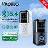 VAORLO 4 In 1 Bluetooth 5.4 Audio Receiver Transmitter 3.5MM AUX TF Card Play Stereo Music LED Display Wireless Adapter With Mic For Car TV PC