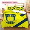 Brøndby IF  Pattern Bedding Quilt Set  Home Decoration  Gift (1 * duvet cover + 2 * pillowcase  without core)