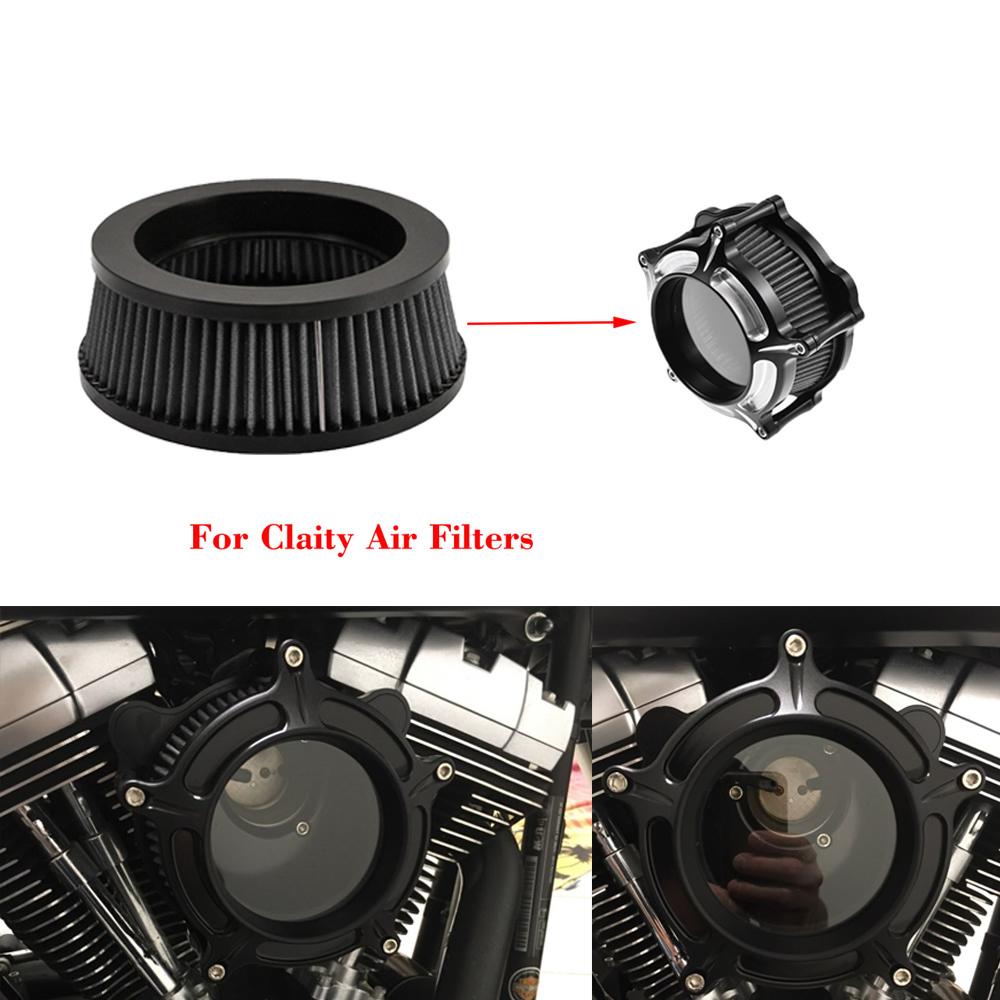Motorcycle Air Filter Element Repalecment Intake Cleaner Grey/Red/Blue For Harley Dyna Softail Touring Sportster XL Road King