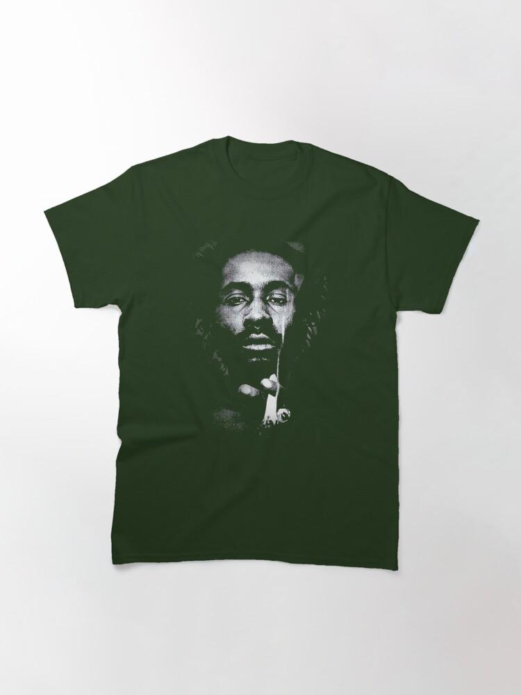 Burning Spear Black And White Design Burning Arts Spear Musician Classic T-Shirt