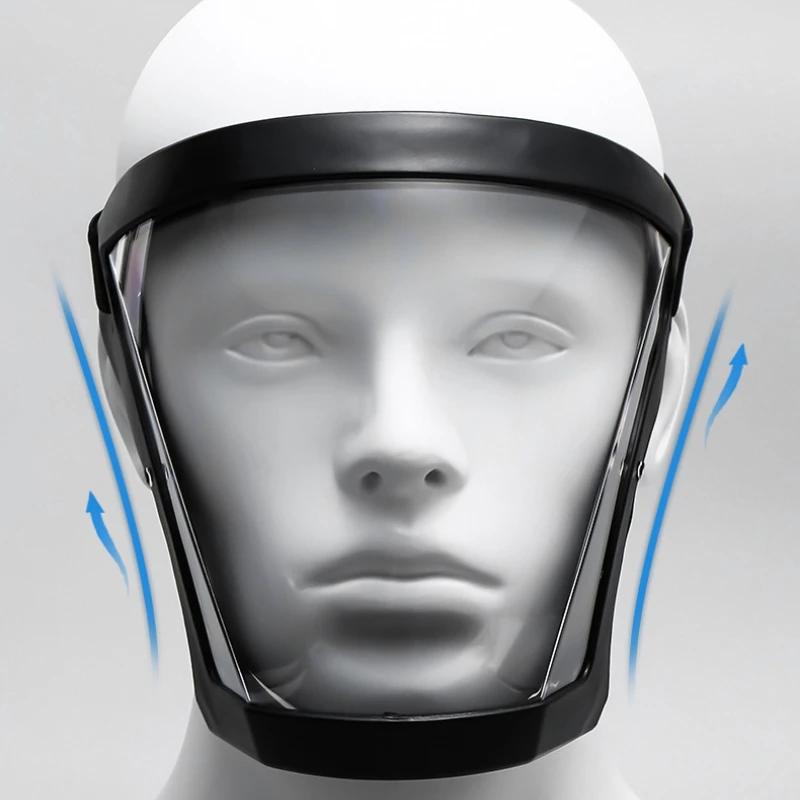 Масляно-брызгозащищенная маска, полнолицевой щиток, прозрачная защитная маска, защитная крышка, противотуманная, пылезащитная, велосипедная маска