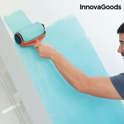 Набор малярных валиков - InnovaGoods - Перезаряжаемые - Защита от капель - 6 штук - Синий
