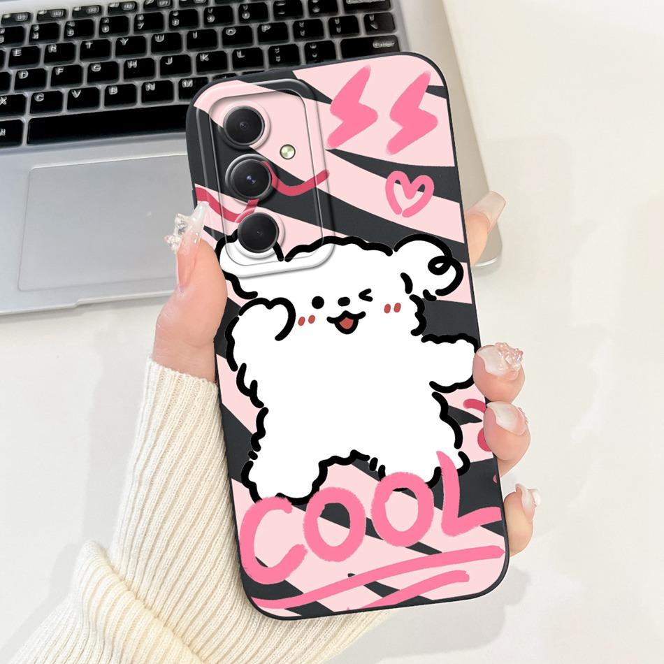 Для Samsung Galaxy C55 M55 F55 5G Милый Мультяшный Панда Кролик Мягкий Силиконовый Чехол Для Samsung C55 M55 F55 Ударопрочные Чехлы для Телефона