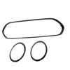 3 Pcs Gloss Black Headlight Grille Surround Cover Trims Kits 51138739497 Replacement for Clubman Standard S JCW F54